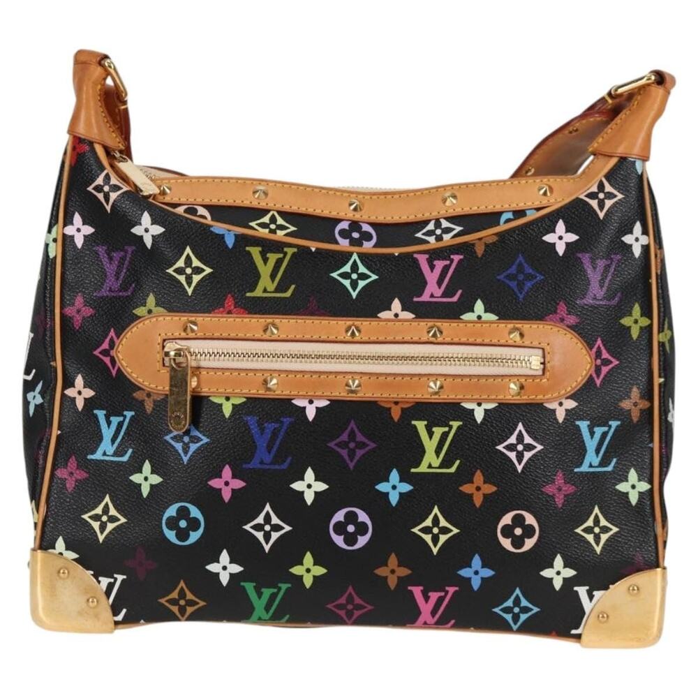 Louis Vuitton Multicolor Boulogne Shoulder Bag Black